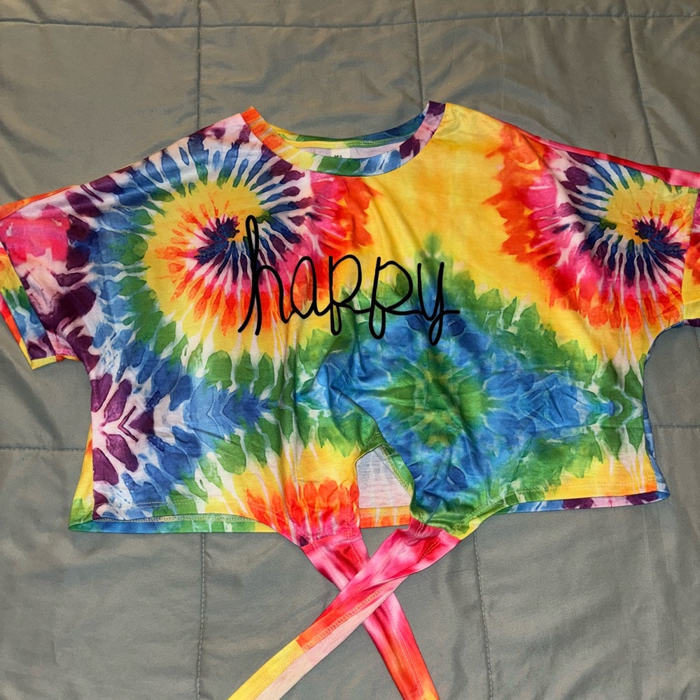Women’s multi color crop top